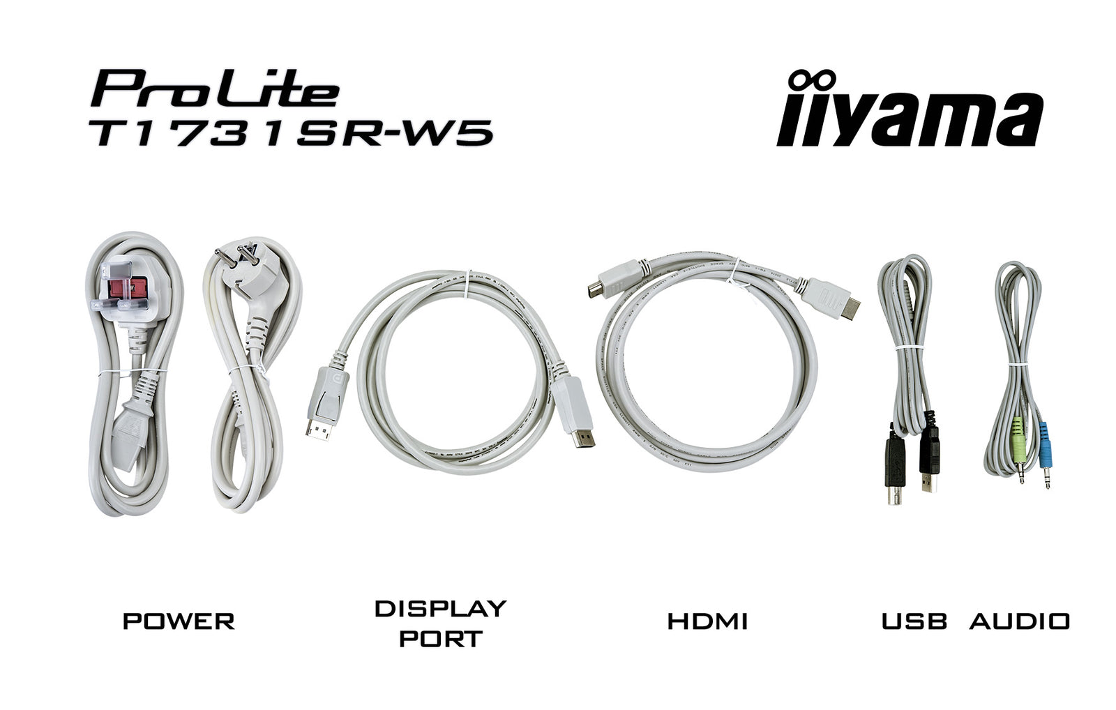 iiyama ProLite T1731SR-W5 17" 5-wire Resistive Touchscreen Monitor Touchscreen Monitor iiyama