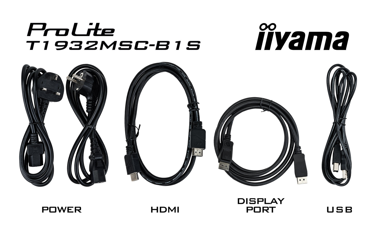 iiyama ProLite T1932MSC-B1S 19" 10pt IPS Touch Monitor Touchscreen Monitor iiyama