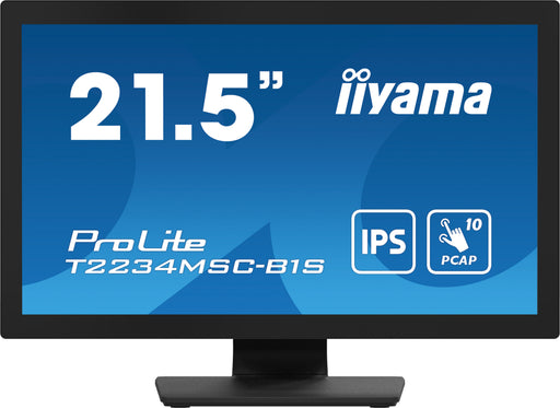 iiyama ProLite T2234MSC-B1S 21.5" Full HD IPS 10pt Touchscreen Monitor