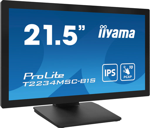 iiyama ProLite T2234MSC-B1S 21.5" Full HD IPS 10pt Touchscreen Monitor