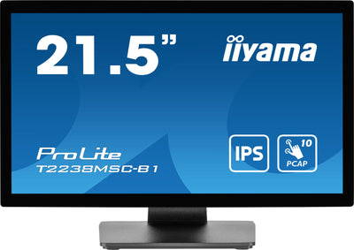 iiyama ProLite T2238MSC-B1 21.5" 10pt Pcap Touch Screen Monitor Touchscreen Monitor iiyama