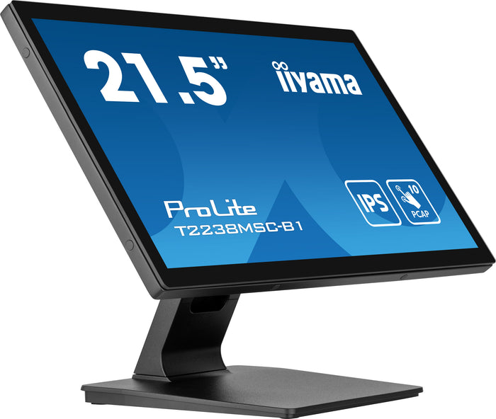 iiyama ProLite T2238MSC-B1 21.5" 10pt Pcap Touch Screen Monitor Touchscreen Monitor iiyama