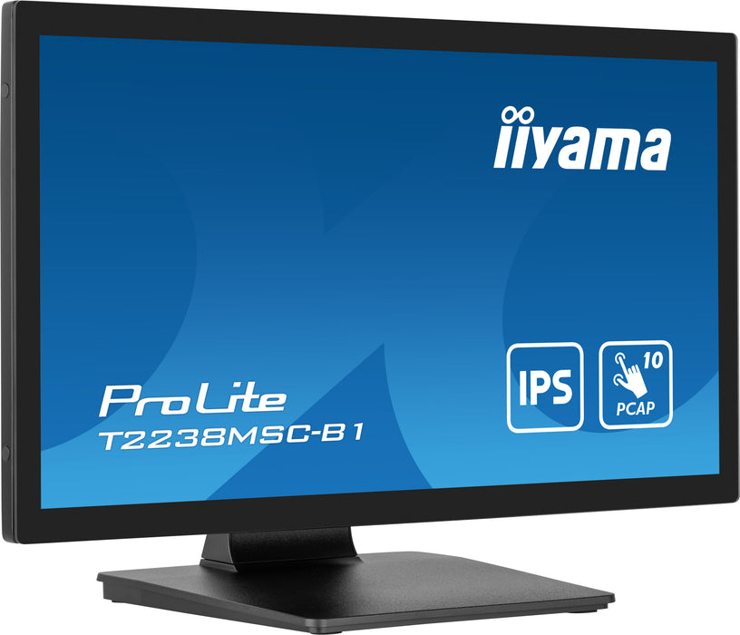iiyama ProLite T2238MSC-B1 21.5" 10pt Pcap Touch Screen Monitor