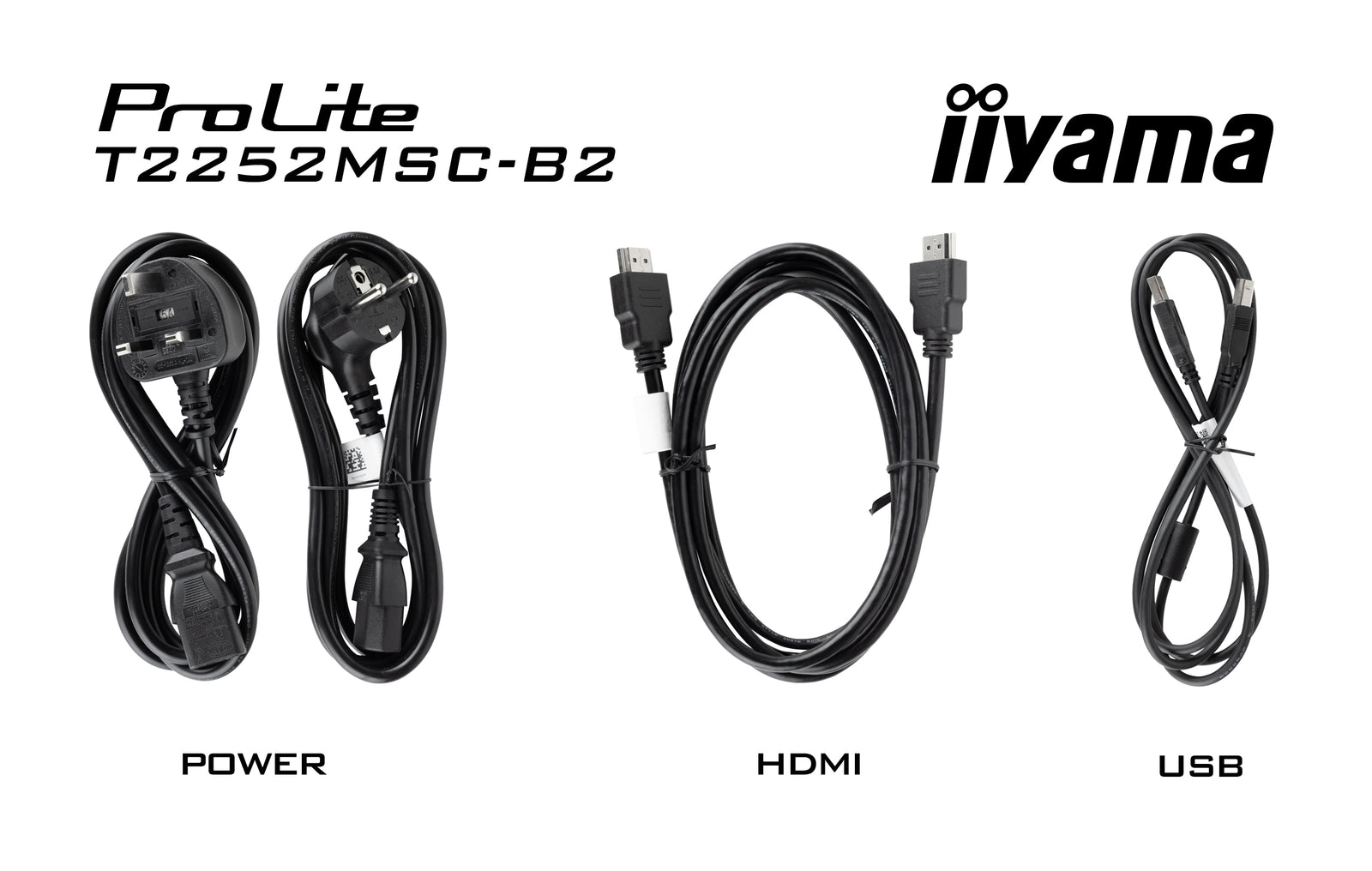 iiyama ProLite T2252MSC-B2 21.5" PCAP 10pt IPS Touchscreen Monitor Touchscreen Monitor iiyama