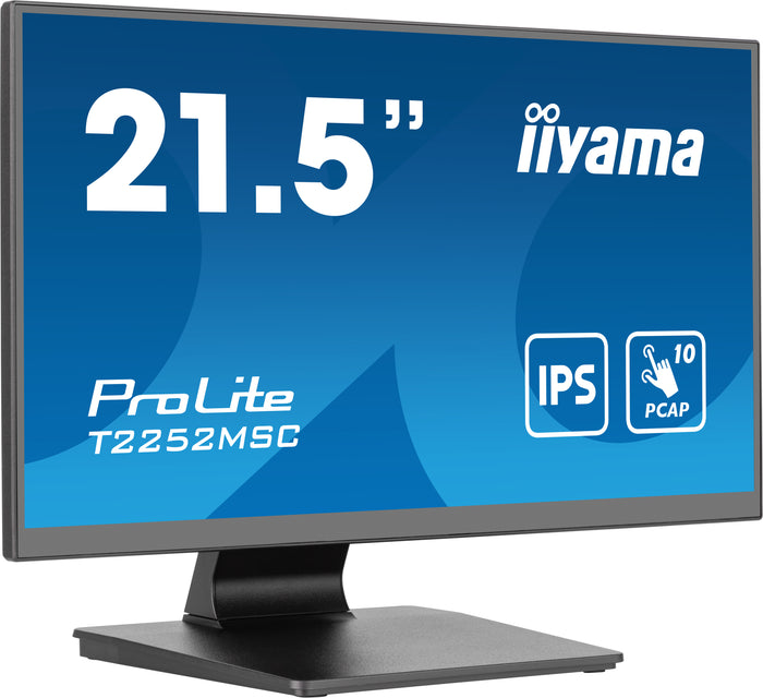 iiyama ProLite T2252MSC-B2 21.5" PCAP 10pt IPS Touchscreen Monitor Touchscreen Monitor iiyama