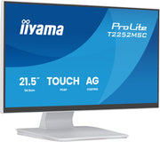 iiyama ProLite T2252MSC-W2AG 21.5" 100Hz 5ms Full HD 10pt Touchscreen Monitor Touchscreen Monitor iiyama