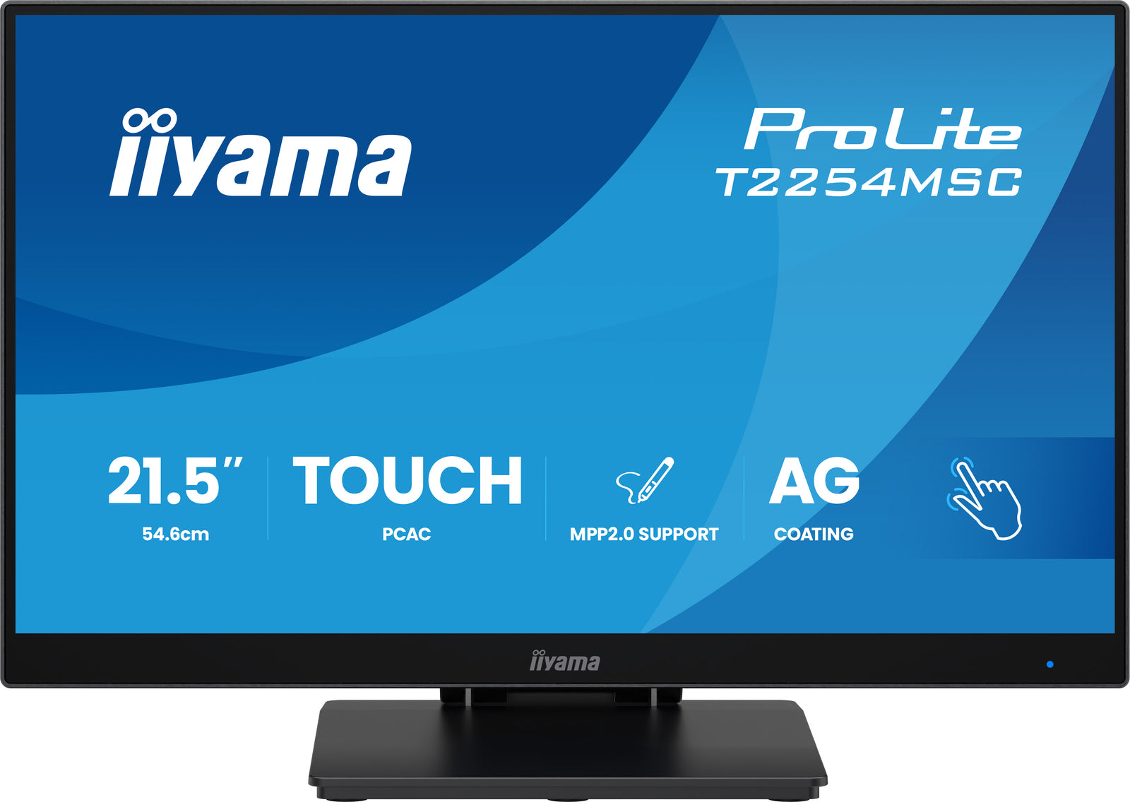 iiyama ProLite T2254MSC-B2AG 21.5” Optical Bonded PCAP 10pt Touchscreen Monitor Touchscreen Monitor iiyama