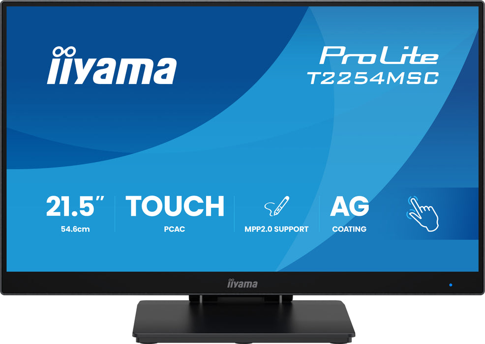 iiyama ProLite T2254MSC-B2AG 21.5” Optical Bonded PCAP 10pt Touchscreen Monitor Touchscreen Monitor iiyama