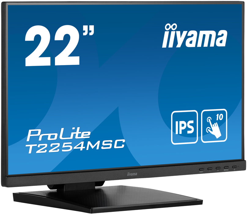 iiyama PROLITE T2254MSC-B1AG - 10pt PCAP IPS 22" Touchscreen Monitor