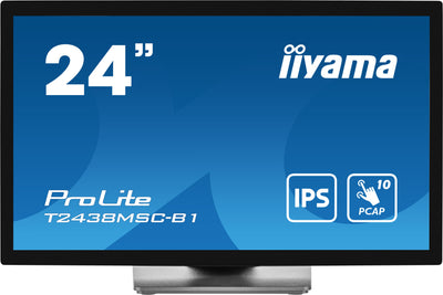 iiyama ProLite T2438MSC-B1 24" PCAP 10pt Touchscreen Monitor Touchscreen Monitor iiyama