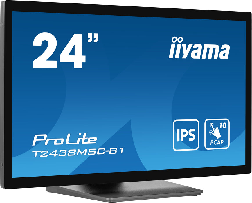 iiyama ProLite T2438MSC-B1 24" PCAP 10pt Touchscreen Monitor