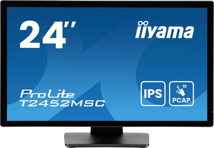 iiyama ProLite T2452MSC-B1AG 23.8" Full HD PCAP 10pt Touchscreen Monitor Touchscreen Monitor iiyama