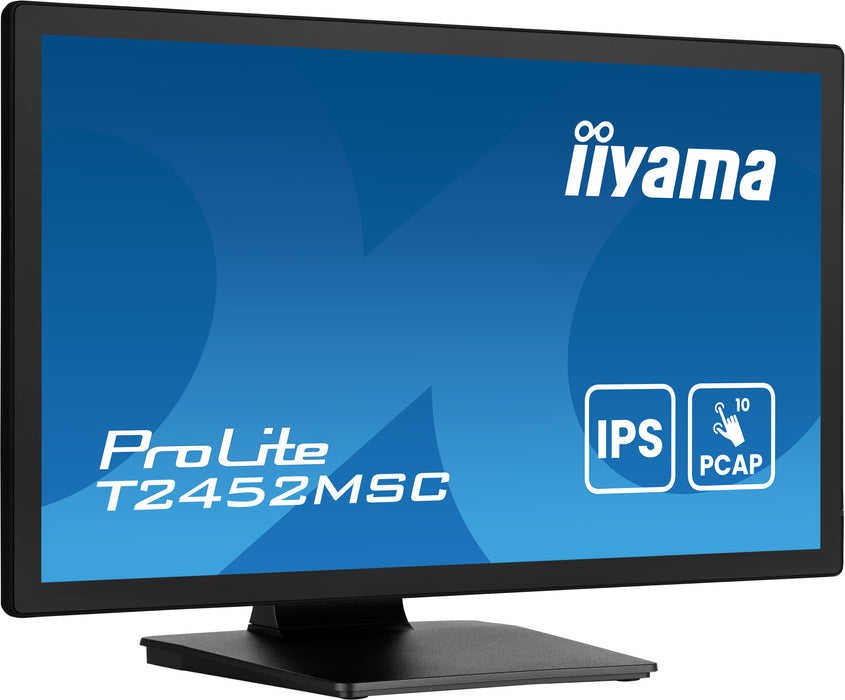 iiyama ProLite T2452MSC-B1AG 23.8" Full HD PCAP 10pt Touchscreen Monitor iiyama Business Touchscreen iiyama