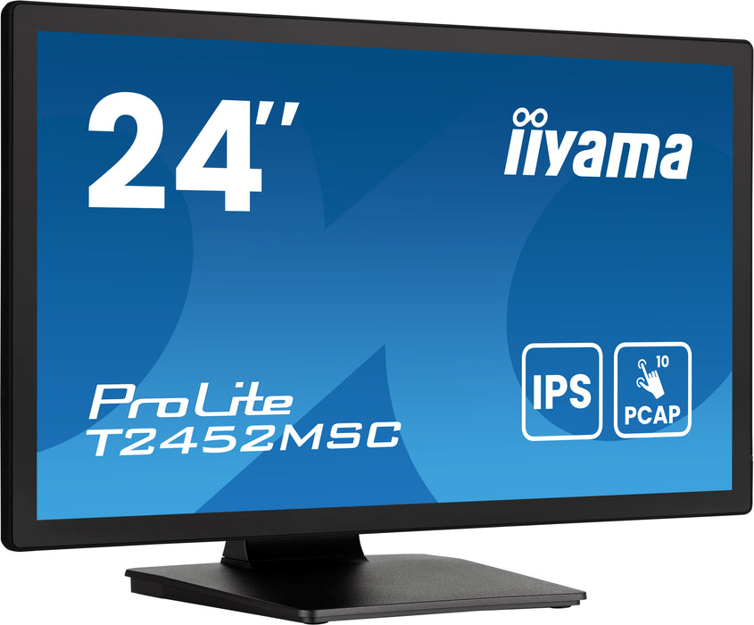 iiyama ProLite T2452MSC-B1AG 23.8" Full HD PCAP 10pt Touchscreen Monitor iiyama Business Touchscreen iiyama