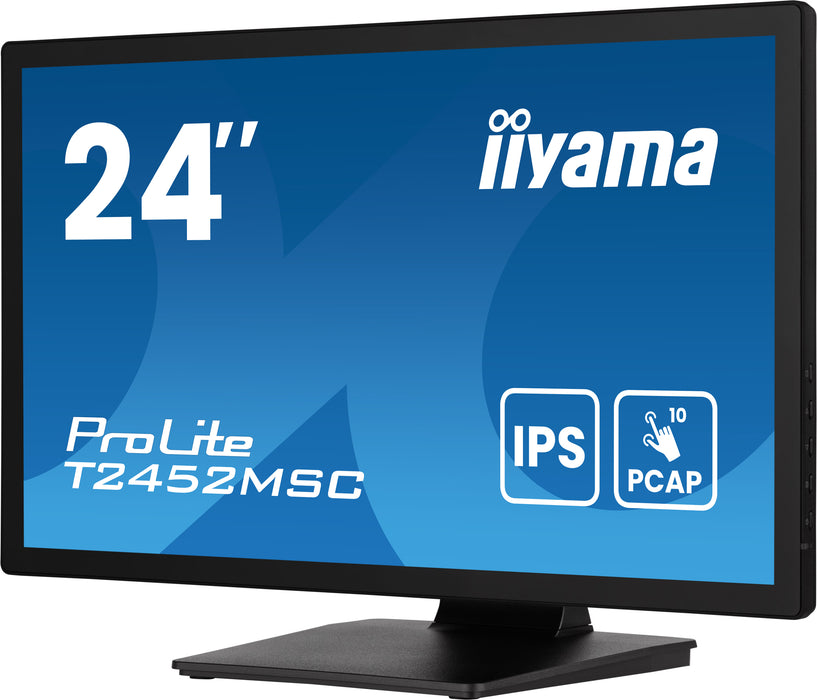 iiyama ProLite T2452MSC-B1AG 23.8" Full HD PCAP 10pt Touchscreen Monitor iiyama Business Touchscreen iiyama