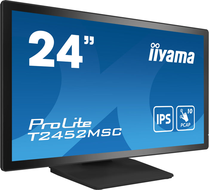 iiyama ProLite T2452MSC-B1 24" PCAP Touch Screen Monitor Touchscreen Monitor iiyama