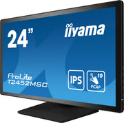 iiyama ProLite T2452MSC-B1 24" PCAP Touch Screen Monitor Touchscreen Monitor iiyama
