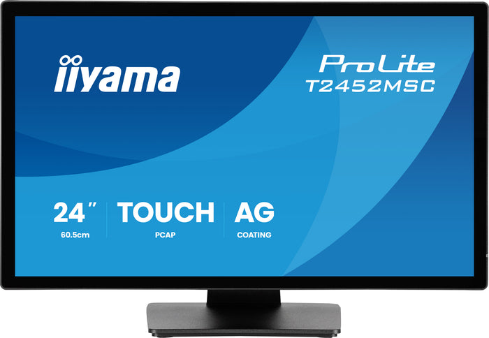 iiyama ProLite T2452MSC-B2AG 24" Full HD 10pt Touchscreen Monitor Touchscreen Monitor iiyama