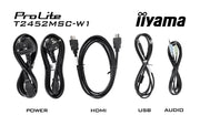 iiyama ProLite T2452MSC-W1 24" PCAP 10pt 60Hz Touchscreen Monitor Touchscreen Monitor iiyama