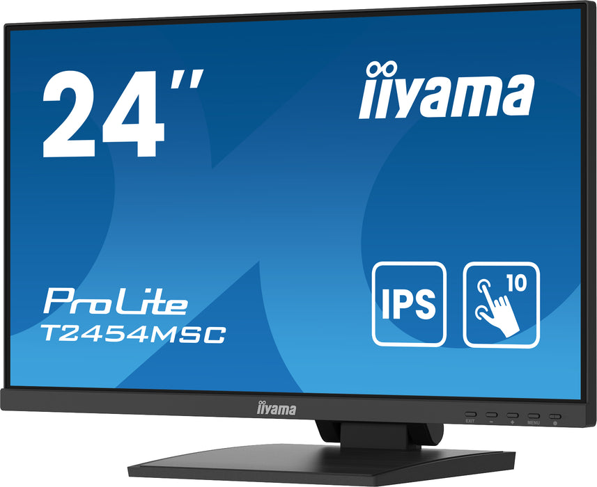 iiyama ProLite T2454MSC-B2AG 24" Full HD P-CAP 10pt Touchscreen Monitor Touchscreen Monitor iiyama