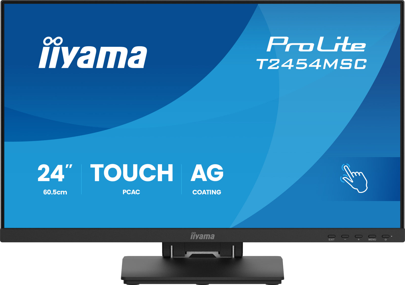 iiyama ProLite T2454MSC-B3AG 24" InCell PCAP 10pt Touchscreen Monitor Touchscreen Monitor iiyama