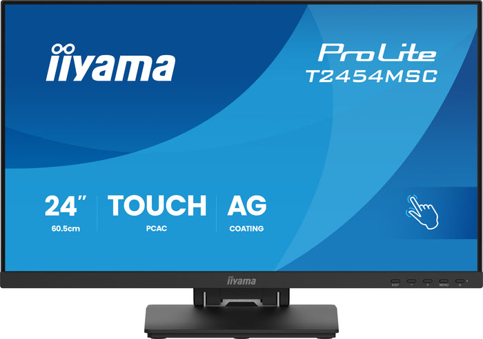 iiyama ProLite T2454MSC-B3AG 24" InCell PCAP 10pt Touchscreen Monitor Touchscreen Monitor iiyama