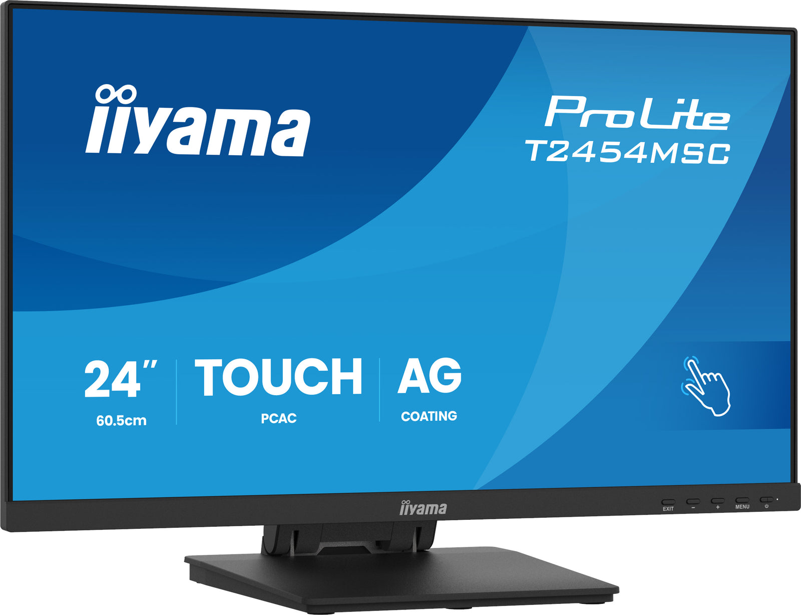 iiyama ProLite T2454MSC-B3AG 24" InCell PCAP 10pt Touchscreen Monitor Touchscreen Monitor iiyama