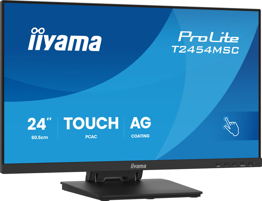 iiyama ProLite T2454MSC-B3AG 24" InCell PCAP 10pt Touchscreen Monitor iiyama Interactive Touchscreen Display iiyama