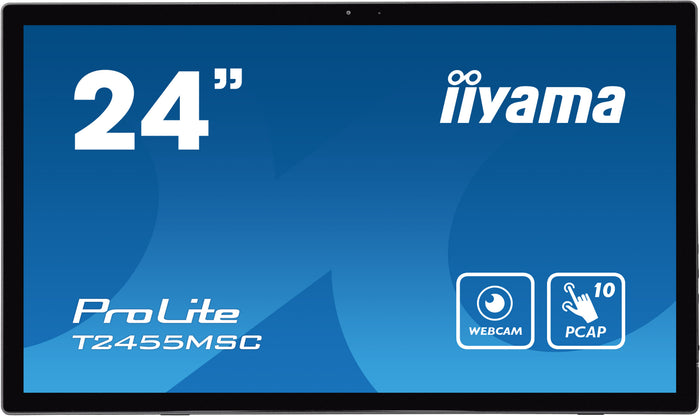 iiyama ProLite T2455MSC-B1 24" PCAP Touch Screen Monitor Touchscreen Monitor iiyama