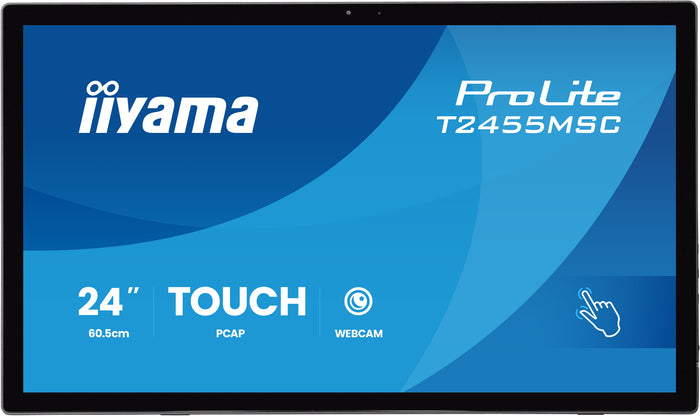 iiyama ProLite T2455MSC-B2 24" Touchscreen Monitor with Integrated Webcam Touchscreen Monitor iiyama