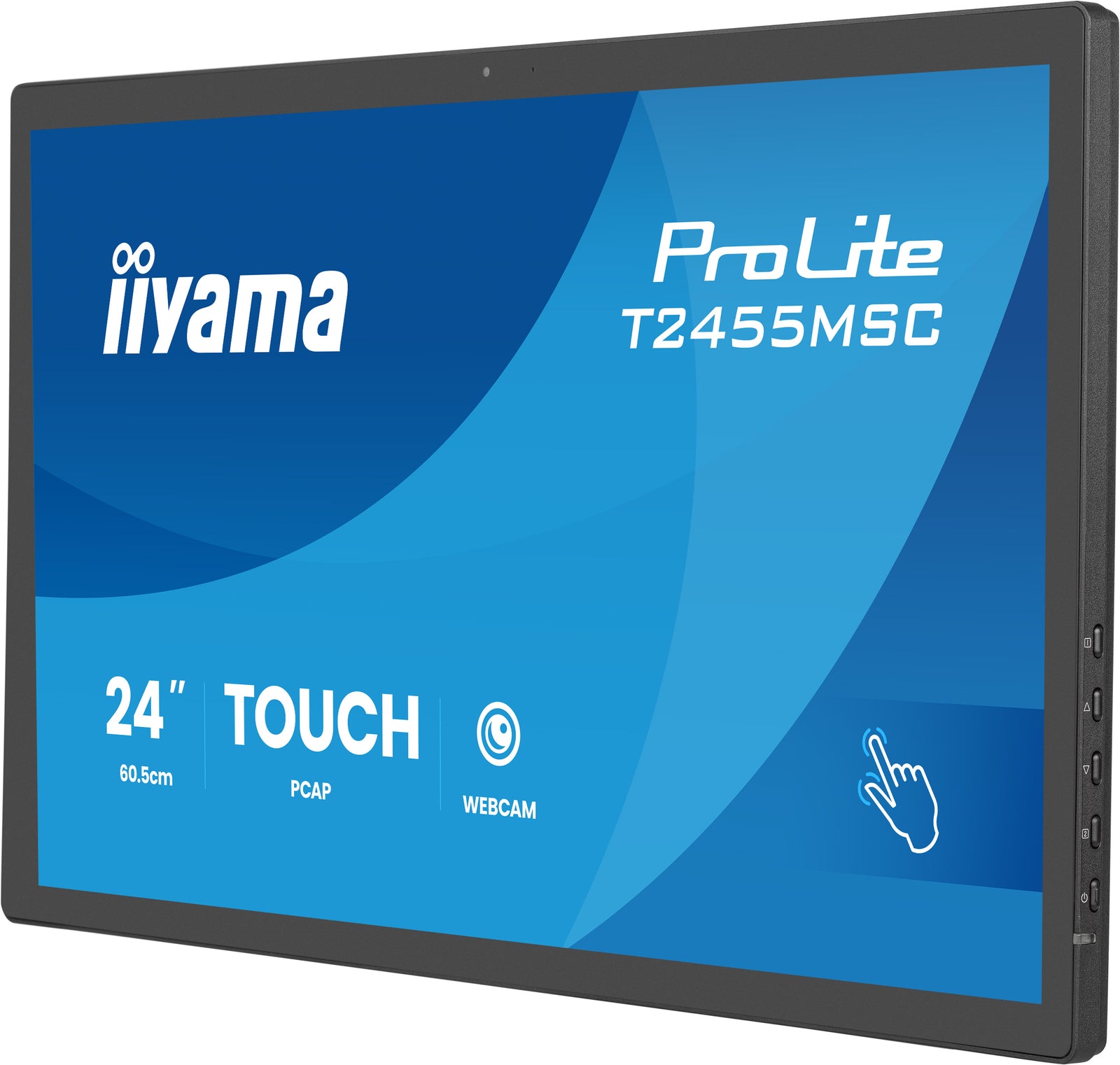 iiyama ProLite T2455MSC-B2 24" Touchscreen Monitor with Integrated Webcam Touchscreen Monitor iiyama