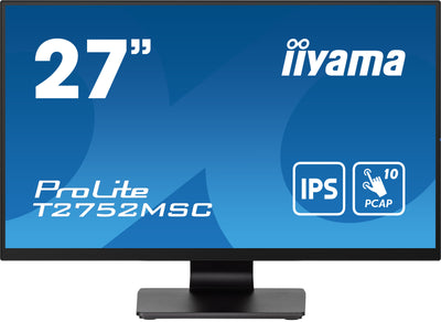 iiyama ProLite T2752MSC-B1 27" 60Hz IPS 10Pt PCAP Touchscreen Monitor Touchscreen Monitor iiyama