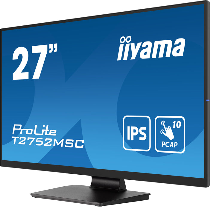 iiyama ProLite T2752MSC-B1 27" 60Hz IPS 10Pt PCAP Touchscreen Monitor