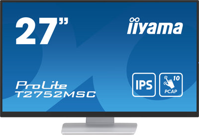 iiyama ProLite T2752MSC-W1 27" 60Hz IPS 10Pt PCAP Touchscreen Monitor Touchscreen Monitor iiyama