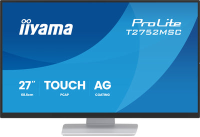 iiyama ProLite T2752MSC-W1AG 27" FHD DeepContrast PCAP+ 10pt Touchscreen Monitor Touchscreen Monitor iiyama