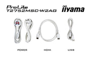 iiyama ProLite T2752MSC-W1AG 27" FHD DeepContrast PCAP+ 10pt Touchscreen Monitor Touchscreen Monitor iiyama