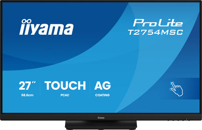 iiyama ProLite T2754MSC-B2AG 27" 4ms PCAP 10PT Touchscreen Monitor Touchscreen Monitor iiyama