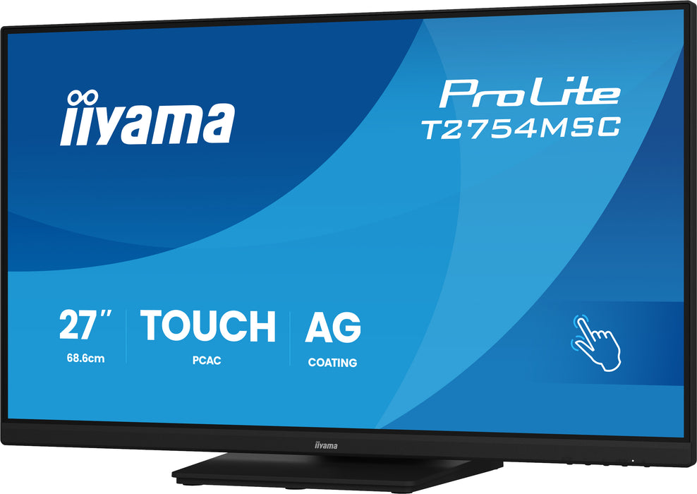 iiyama ProLite T2754MSC-B2AG 27" 4ms PCAP 10PT Touchscreen Monitor Touchscreen Monitor iiyama