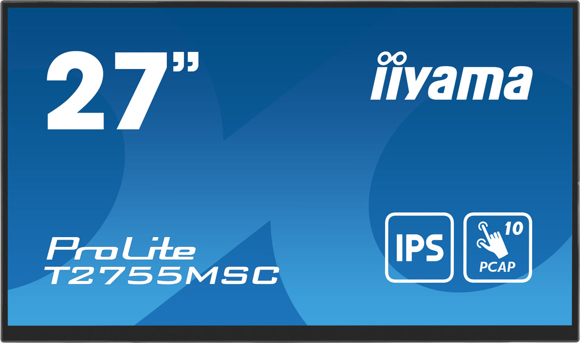 iiyama ProLite T2755MSC-B1 27" PCAP 10pt Touchscreen Monitor