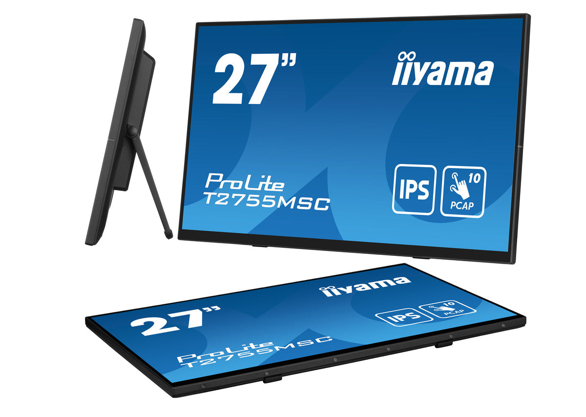 iiyama ProLite T2755MSC-B1 27" PCAP 10pt Touchscreen Monitor Touchscreen Monitor iiyama