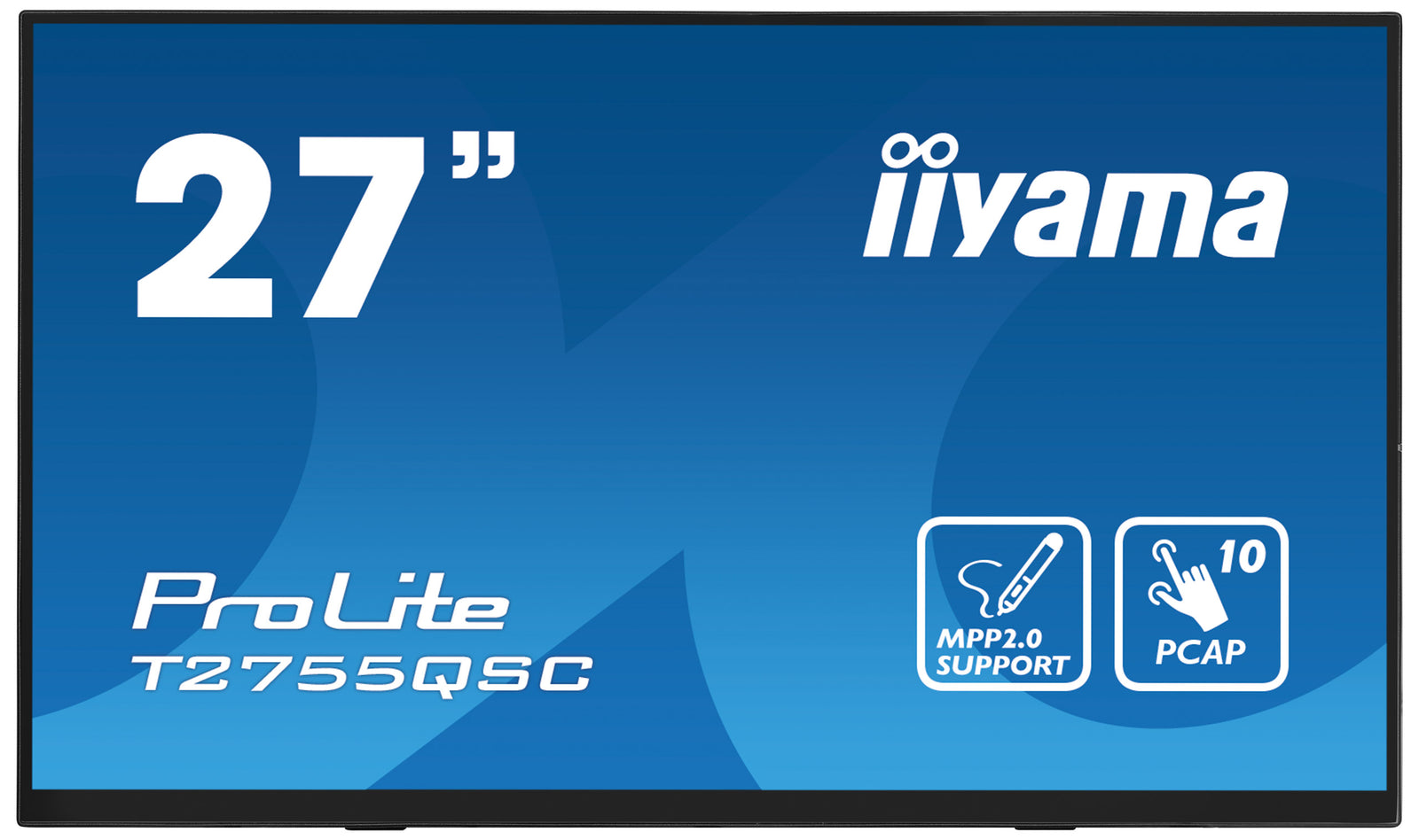 iiyama ProLite T2755QSC-B1 27" 75Hz 5ms IPS QHD 10pt Touchscreen Monitor Touchscreen Monitor iiyama