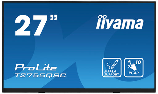 iiyama ProLite T2755QSC-B1 27" 75Hz 5ms IPS QHD 10pt Touchscreen Monitor