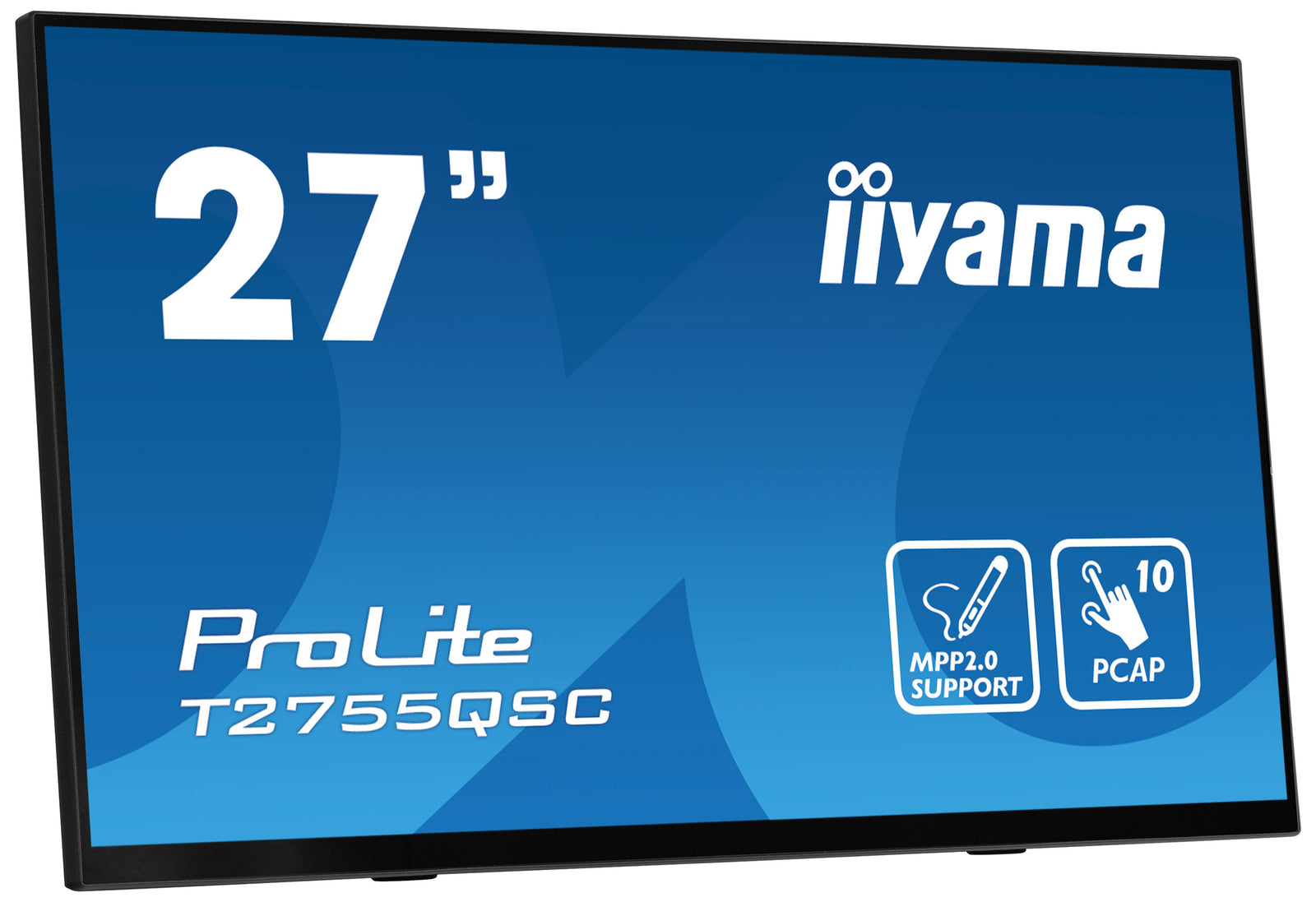 iiyama ProLite T2755QSC-B1 27" 75Hz 5ms IPS QHD 10pt Touchscreen Monitor Touchscreen Monitor iiyama