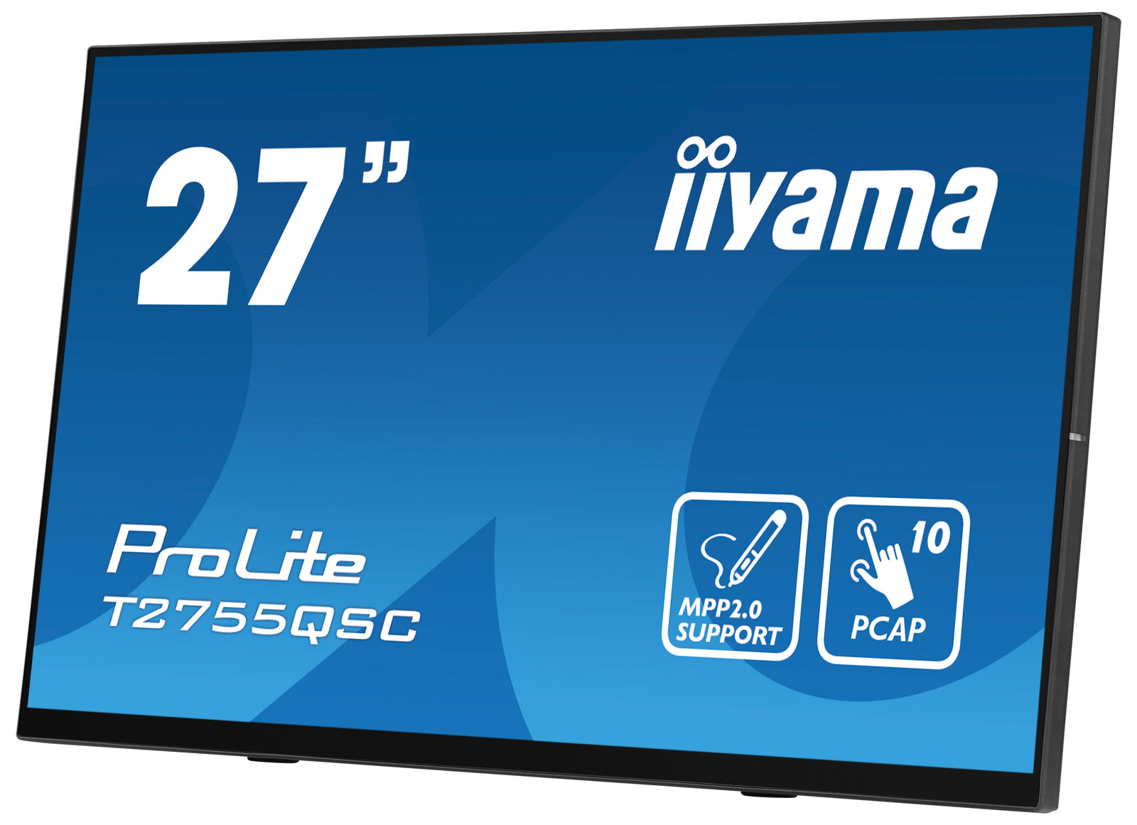 iiyama ProLite T2755QSC-B1 27" 75Hz 5ms IPS QHD 10pt Touchscreen Monitor Touchscreen Monitor iiyama