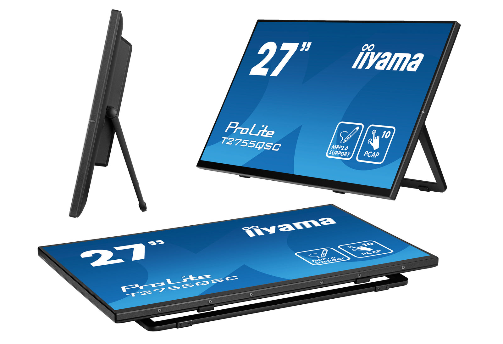 iiyama ProLite T2755QSC-B1 27" 75Hz 5ms IPS QHD 10pt Touchscreen Monitor Touchscreen Monitor iiyama