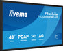 iiyama ProLite T4329AS-B1AG 43" 4K Ultra HD All-in-One PCAP Interactive Display iiyama Interactive Touchscreen Display iiyama