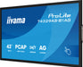 iiyama ProLite T4329AS-B1AG 43" 4K Ultra HD All-in-One PCAP Interactive Display iiyama Interactive Touchscreen Display iiyama
