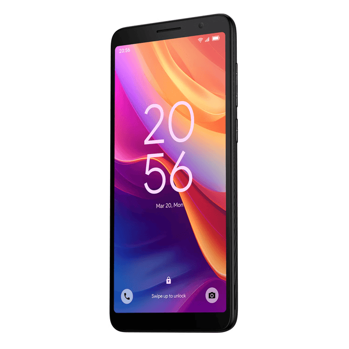 TCL 501 6" Hybrid Dual SIM Android 14 4G 4 GB Ram 32 GB 3000 mAh Black Smartphone | T433D2ALCA112-1 Smartphone TCL