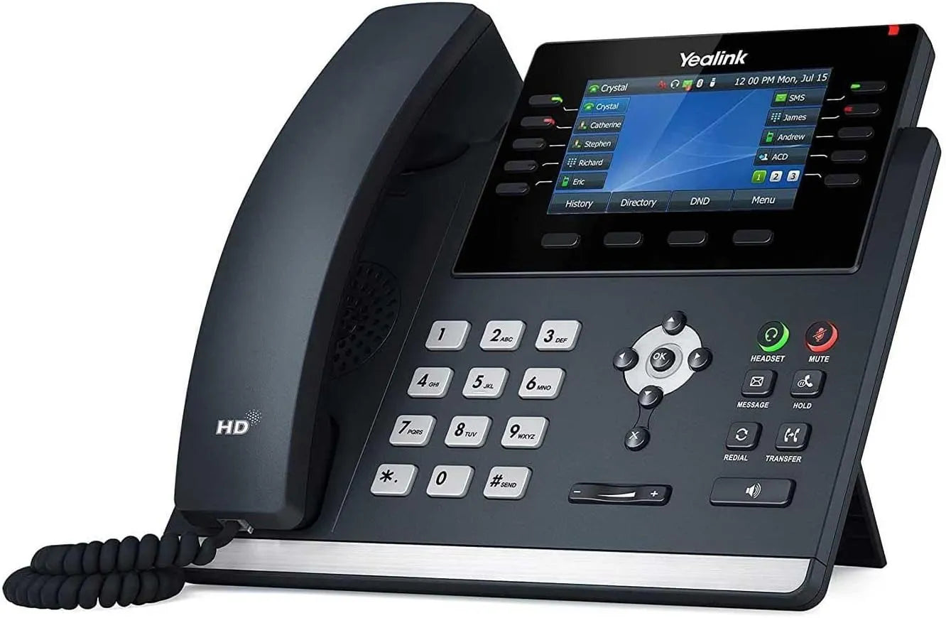 Yealink T46U Landline Phone With 16 SIP Accounts - Ideal For Increasing Business Productivity IP Phone Yealink