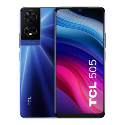 TCL 505 17.1 cm (6.75") Hybrid Dual SIM Android 14 4G USB Type-C 8 GB Ram 128 GB 5010 mAh Blue Smartphone | T509K12BLCA1121 Smartphone TCL